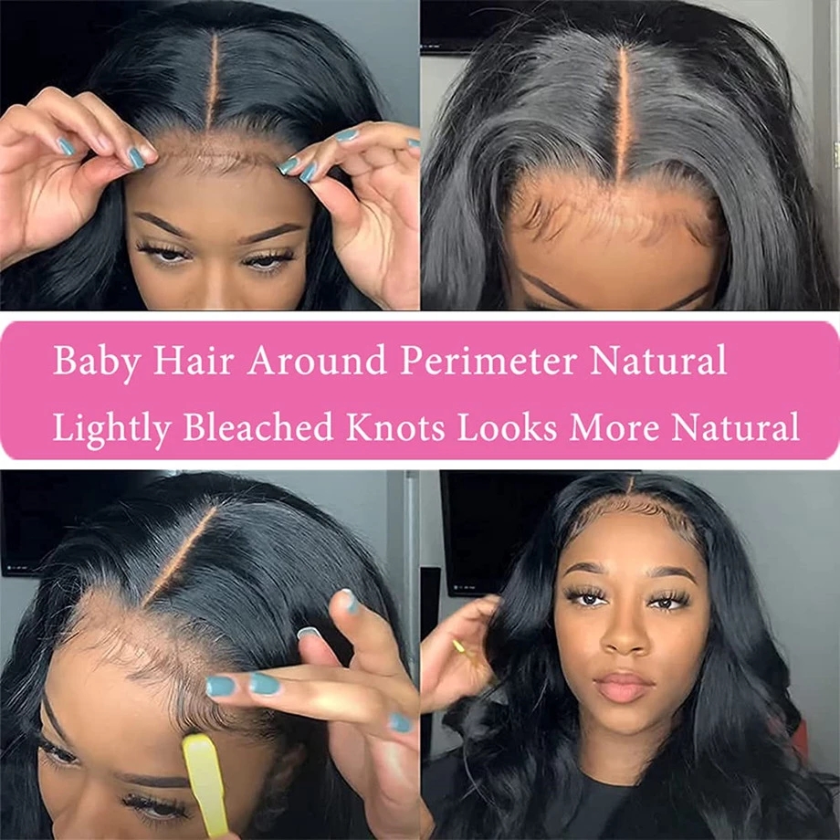 46-calowe, wstępnie wybielone, – Hd Lace Frontal Wig Human Hair Pre Plucked recenzja i cena