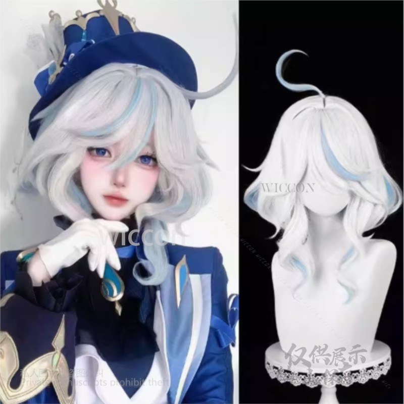 Anime Gra Furina Cosplay Kosti – Synthetic Wigs recenzja i cena