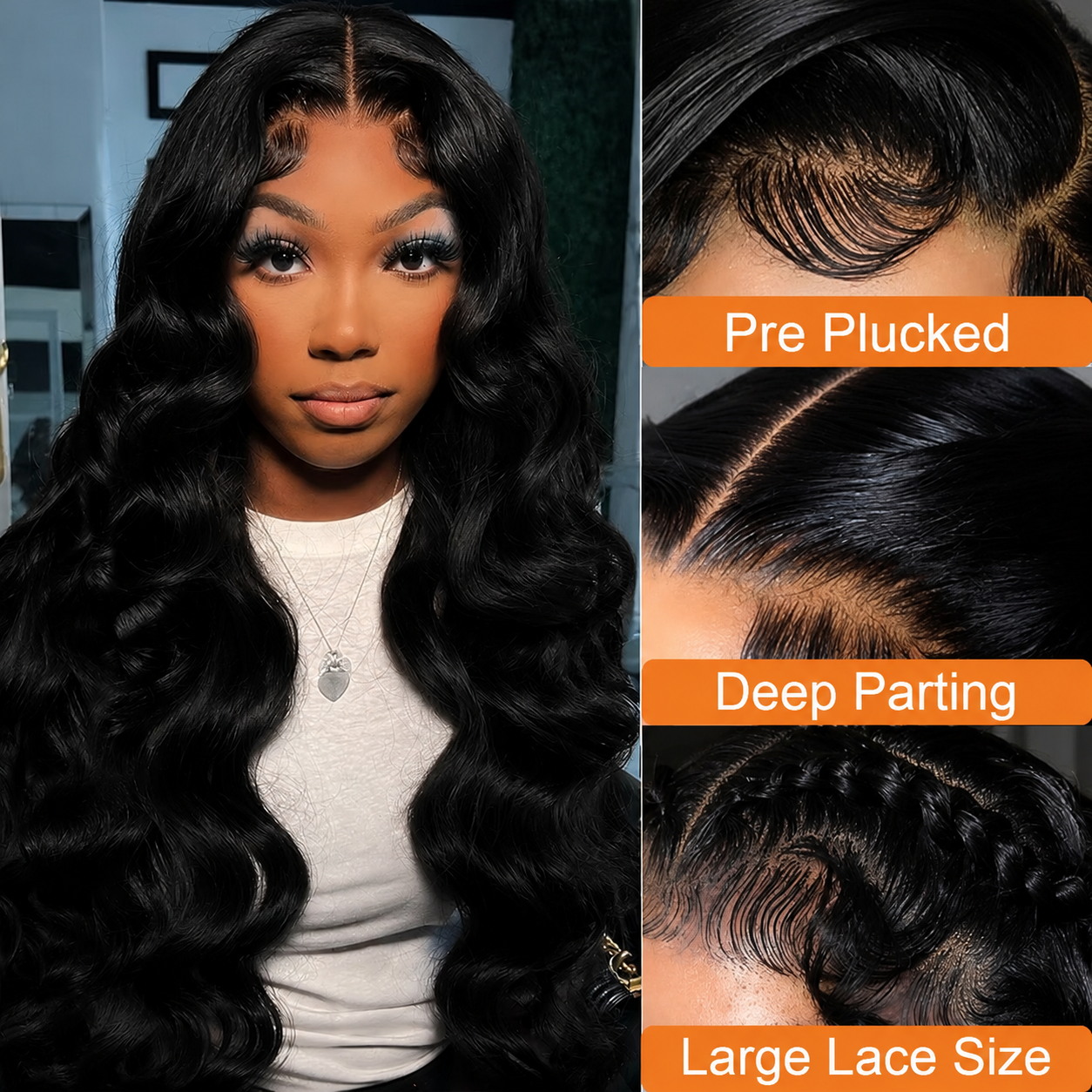 Peruki z ludzkich włosów, 34 c – Hd Lace Frontal Wig Human Hair Pre Plucked recenzja i cena