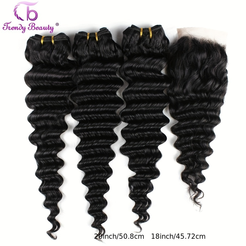 Brazylijskie włosy Deep Wave z – Deep Wave 3 Bundles With Closure recenzja i cena