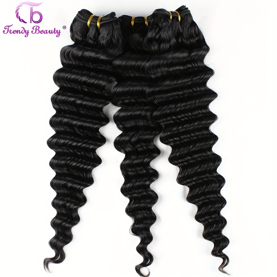 Brazylijskie włosy Deep Wave z – Deep Wave 3 Bundles With Closure recenzja i cena