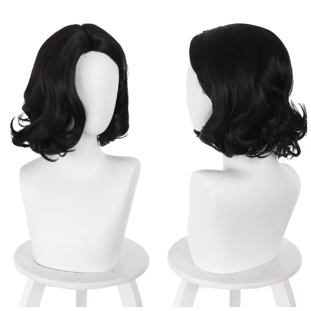 Czarna Krótka Falowana Peruka  – Synthetic Braided Wigs For Black Women recenzja i cena